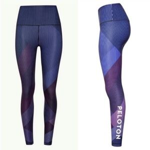 With Peloton Array Of Color High Waist Activewear Leggings Colorblock Medium
